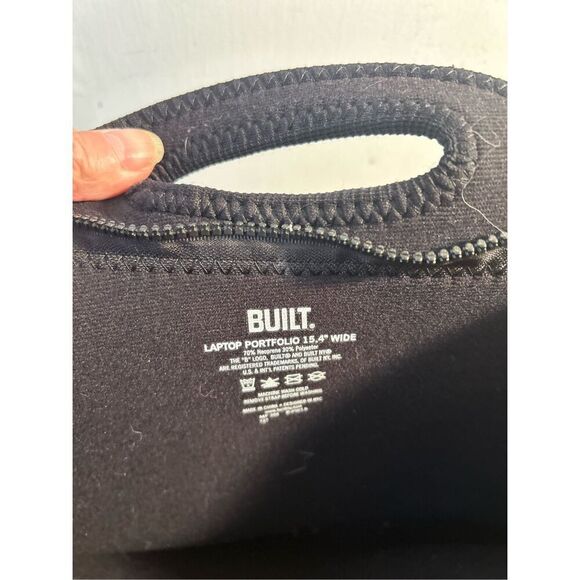 Built laptop portfolio bag 70% Neoprene black 15.4" wide - Picture 6 of 6